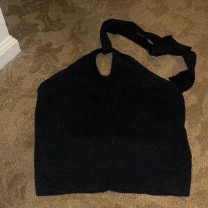 Banana Republic Black Knit Halter Top